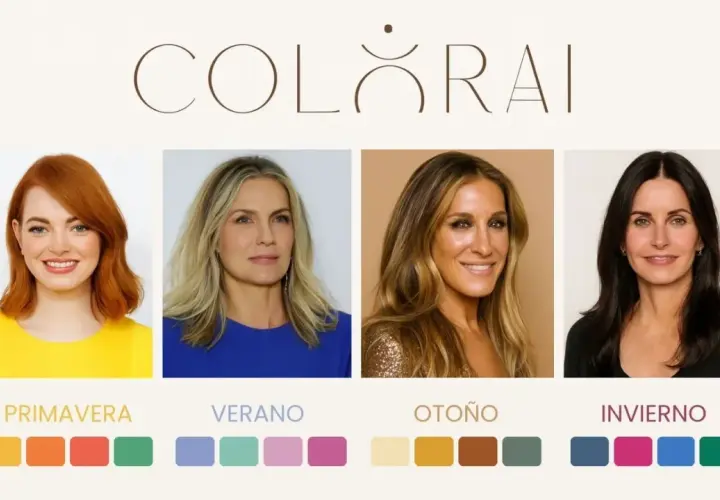 Descubre qué color de pelo te favorece con estas 4 estaciones: Primavera, Verano, Otoño, Invierno.